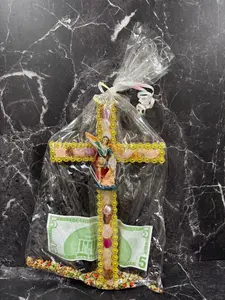 Saint Michael Cross with Semillas de la Abundancia
