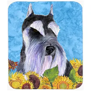 212 MAIN Schnauzer Mouse Pad - Polyester, Heatproof, Large Size, Permanently Dyed Computer Accessory for Hot Pad, Trivet Use