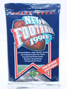 1991 Upper Deck Premiere Edition Football Pack (12 cards)