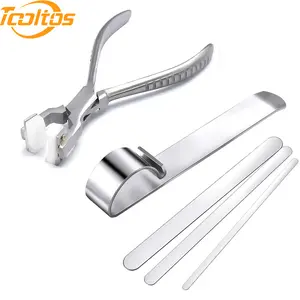 TOOLTOS DIY Metal Bracelet Bending Tool Set - Precision Pliers, Stamping Tools for Jewelry Making, Ideal for Jewelry Enthusiasts Working with Steel Parts