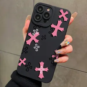 Eye Cross Tpu Phone Case for iPhone Models, Protective Cover, Shockproof Full Coverage Protection, Ideal Birthday Gift for Him Her, Accessories