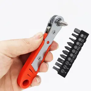36 Teeth Mini Socket Wrench Set, Ratcheting Wrench Set, L-shaped Wrench with Combination Screwdriver Set, Steel Multi-head Tool Set, Hand Tool Set for Narrow Space Repair