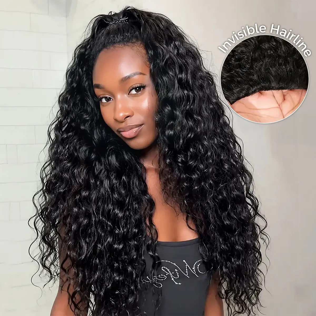 Mscoco Beach Curly Half Wig Human Hair Wig 180 250 High Density V Part Beach Curly Wig Glueless Budget Friendly Summer Wig Human Hair Wigs Minimal Leave Out Natural Blends Hair #Summersale