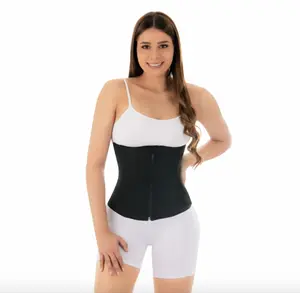 Faja Colombiana Cinturilla 9 Varillas Negra o Mocca