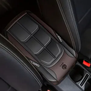 Durable Y Pattern Rubber Armrest Cover, Easy Installation & Cleaning, Comfortable Car Interior Accessory, & Design