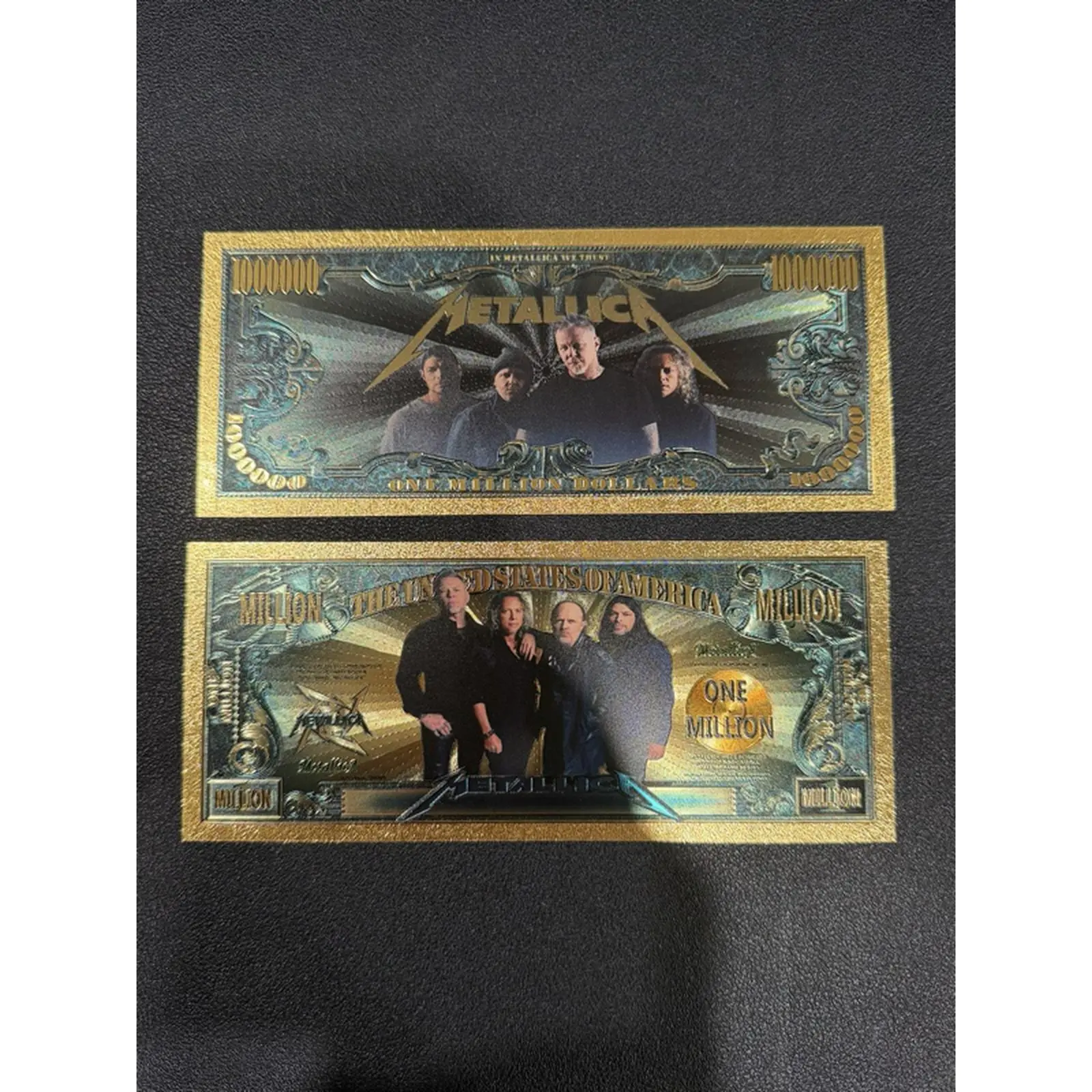 Metallica One Million Dollar Bill Collectible Memorabilia Official Band Merchandise