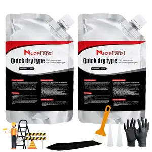 Crack Filler, Concrete Crack Repair Sealant, Waterproof Self-Leveling Crack Filler for Cracks, Driveways, and Sidewalks(2 Pack,2.21LB)