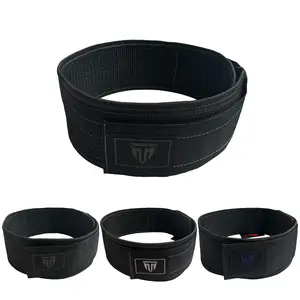 MT 4-Inch Nylon Weight Lifting Belt for Pain Relief - Adjustable, Comfortable, Durable Women's Waist Trainer for Gym Training & Powerlifting Exercise Equipment