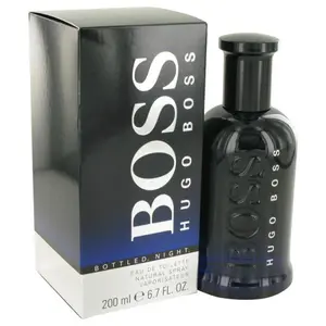 HUGO BOSS Boss Bottled Night Eau De Toilette Spray - 6.7 oz Men's Fragrance with Lavender Fragrance Notes, Woody Aroma, Glass Bottle, Fragrance Notes Lavender