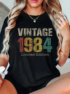 100% Cotton Vintage 1984 Limited Edition 41st Birthday Gifts 41 Year Old T-Shirt
