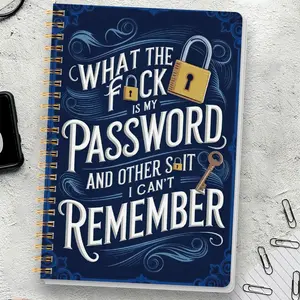 1pc Simple Password Book, Minimalist Advanced Address Password Manager With Website Password Quick Access Username And Password Storage Perfect For Home Office Internet Computer Logins, Great Holiday Gifts