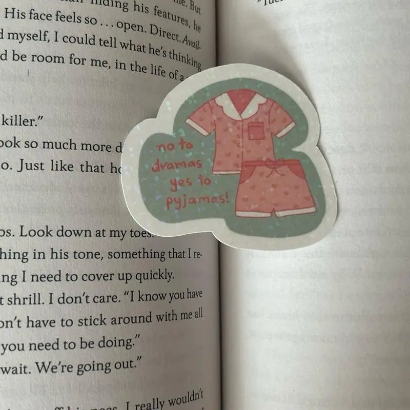 Pj Drama Stickers - No to Dramas Yes to Pyjamas Fun and Cozy Design for Daily Use
