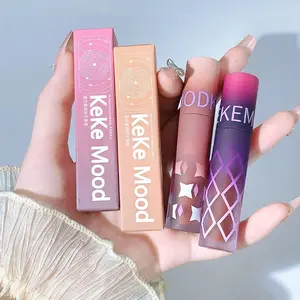 1pcs Punk Gothic Black Lipstick Matte Brown Lip Satin Red Lip Tint Waterproof Matte Liquid Liptsick Lip Gloss Korean Cosmetics