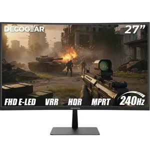 Deco Gear 27" Curved 240Hz FHD 16:9 Gaming Monitor, MPRT, HDMI, DP 1.4