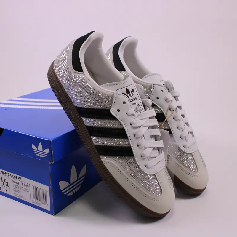 adidas gazelle silver green womens adidas Samba OG 'White Black' 5 main image 0