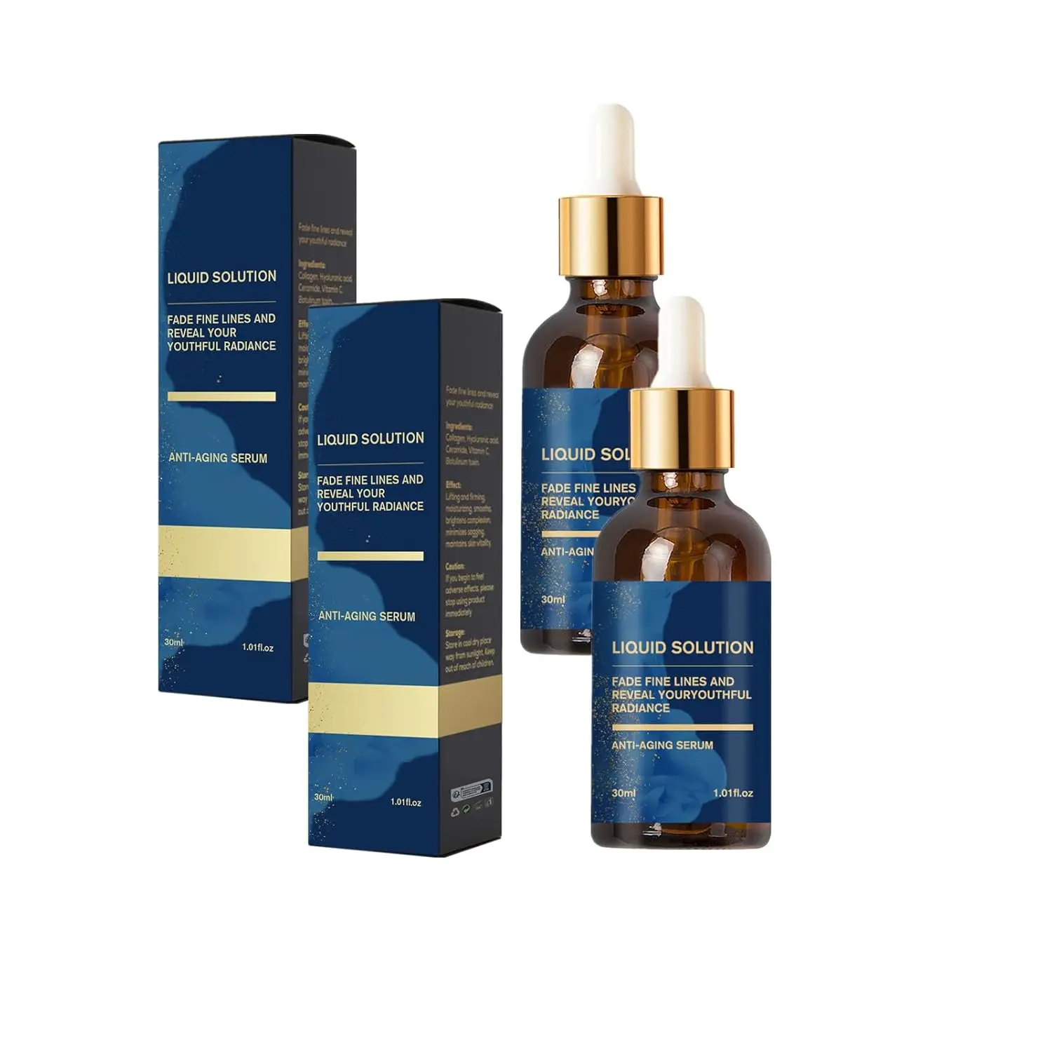 Serum, Olavita Liquid Solution Anti Aging Serum,Vitamin C & E Serum, Boost Skin Collagen, Reduce Wrinkles & Plump Skin