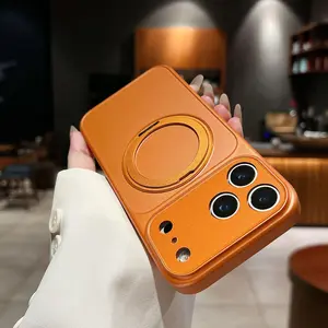 360 °   Rotating stand instantly transforms into 17, suitable for Apple 17 Pro Max phone case, iPhone 16 anti-drop protective cover