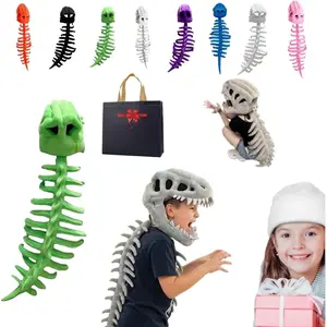 Dinosaur Skeleton Costume,3D Dinosaur Plush, 2026 Huggable Softness Skeleton Costume For Dress-Up, Parties & Photos