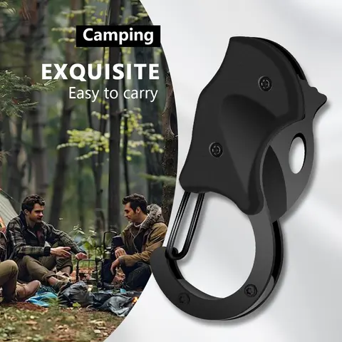 Mini Folding Knife Keychain High Hardness Portable Multi-purpose Tool Christmas Gift for Men Women Backpacking Camping Outdoor Accessories Decor Hanging