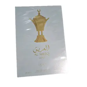 Al Areeq Gold Eau de Parfum 3.4 oz - 100 ml - Eau de Parfum with Gold Finish