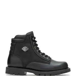 Harley-Davidson Clarkson D93862 Mens Black Leather Motorcycle Boots