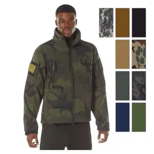 ROTHCO Men's Midnight Camo Special Ops Soft Shell Jacket - Menswear Tops & Coats, Water Resistant, Long Sleeve, Fabric Construction, Pocket-Equipped Operator Outerwear