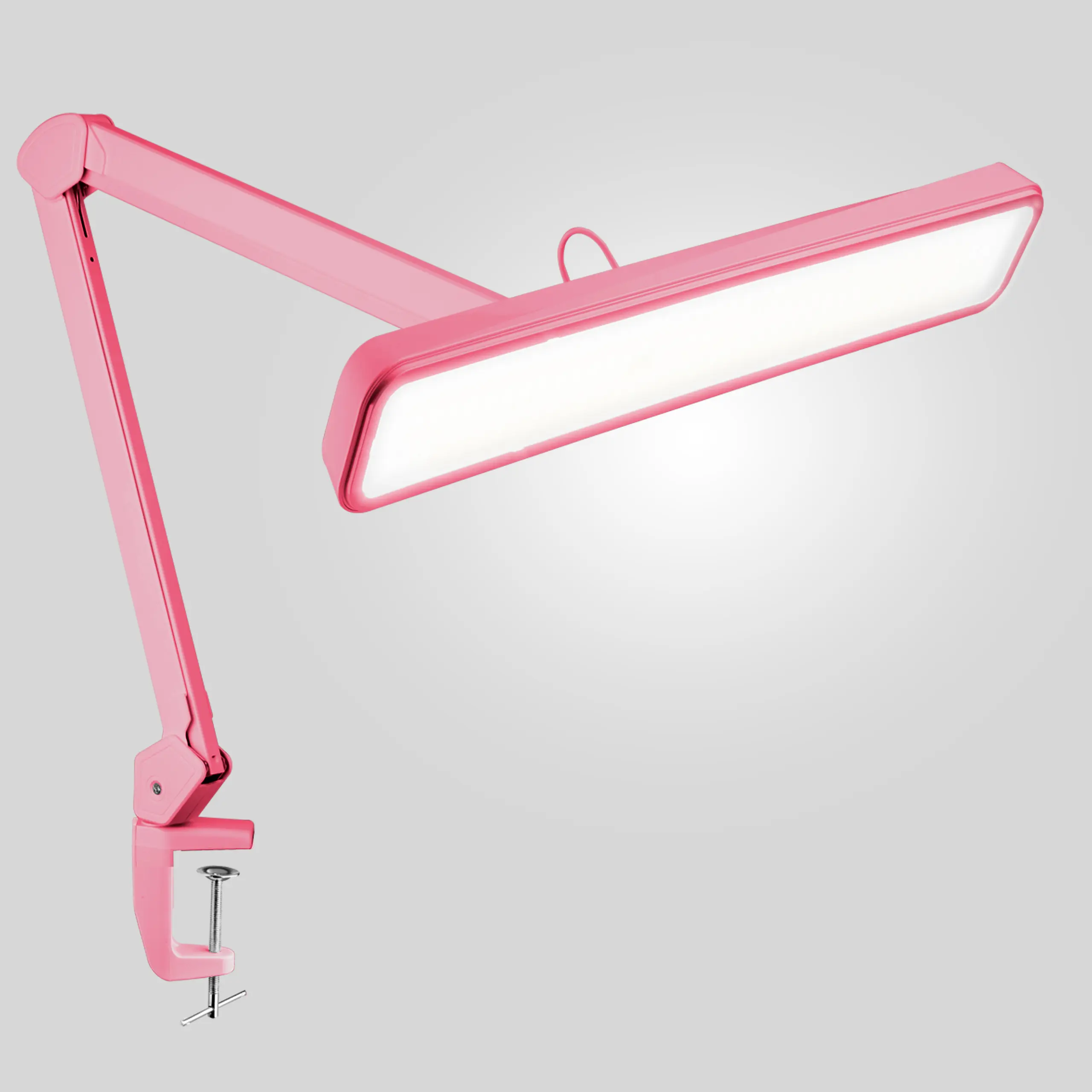 Neatfi XL 2,500 Lumens LED Task Lamp for Manicure Table, Crafts, Workbench, Office - 22” Wide Shade Desk Light | Eye-Caring 6500K | 4-Level Brightness