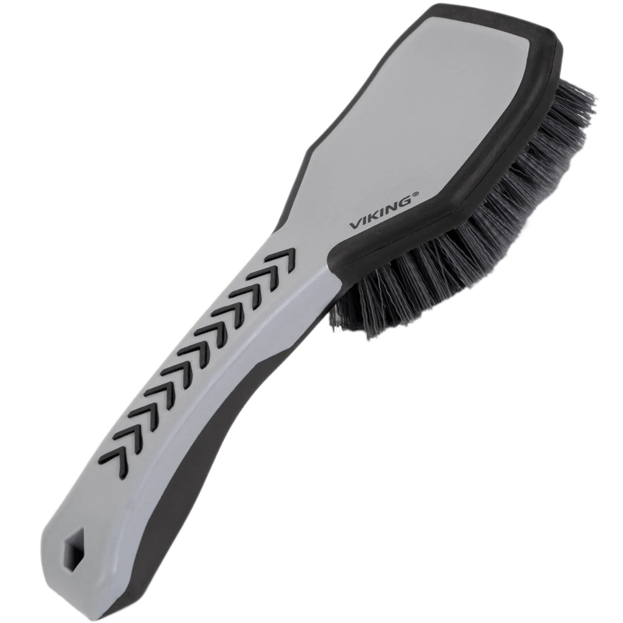 VIKING Tire Brush and Wheel Brush for Cleaning Car, Tires, Car Wash, Grey, 10.3 x 3.3 x 2.3 inch