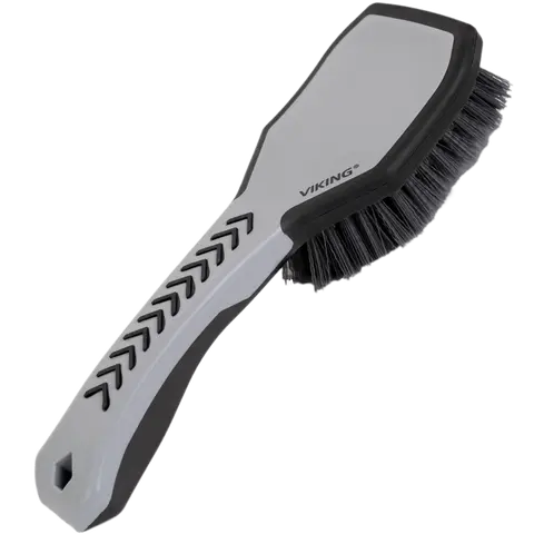 VIKING Tire Brush and Wheel Brush for Cleaning Car, Tires, Car Wash, Grey, 10.3 x 3.3 x 2.3 inch