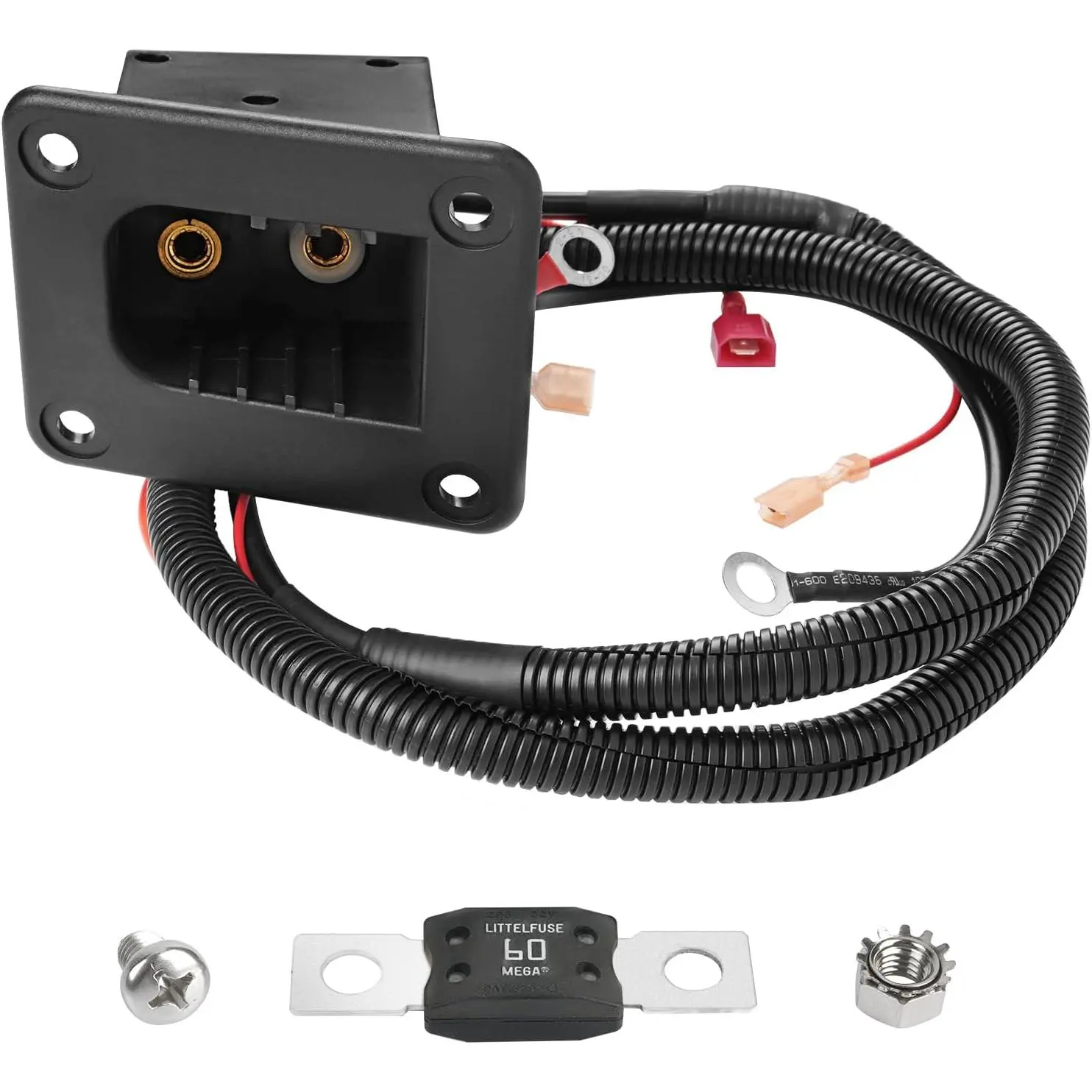 36V Powerwise Charger Receptacle for EZGO TXT Medalist Electric Golf Carts (Charger Receptacle)