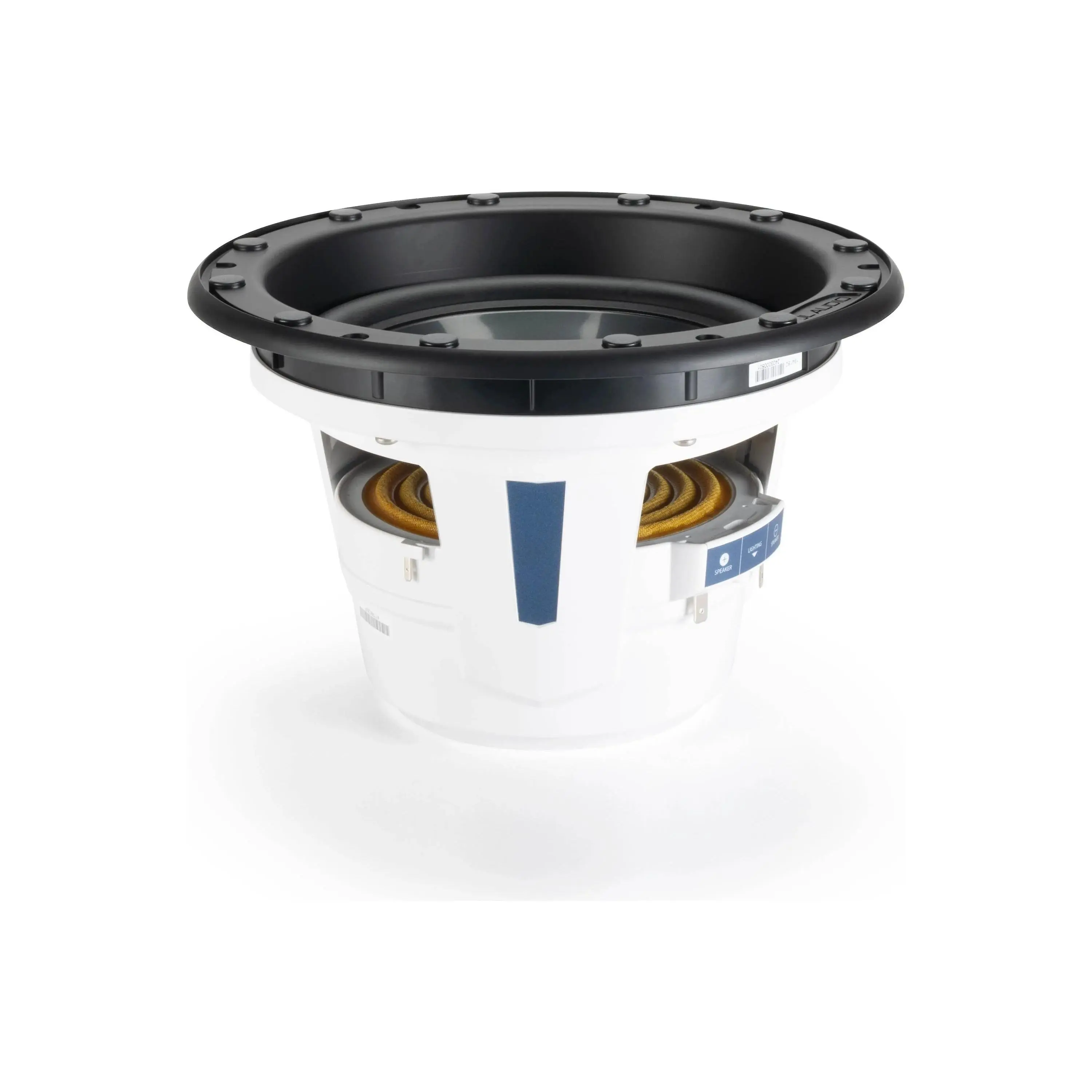 JL Audio M6-8IB-L-SbSb-4 8" 200W Marine Subwoofer w/Black Luxe Grille, 200W RMS, 4Ω, Single 010-03868-00 (93769)