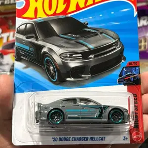 Grey Dodge Charger Hell Cat  Diecast car 1:64 scale