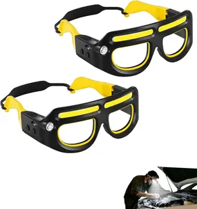 Usb Rechargeable Headlamp, Multifunctional Glasses Light, High Lumen Flashlight, Multi-level Light Adjustment, Long Battery Life, Compact and Portable, Suitable for Fishing Cycling Camping Night Running, Christmas Birthday New Year Gift