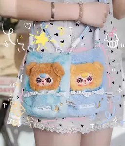 US-Baby Three-phone bag v1 series Mystery Boxes Bag Pendant Bunny Plush Dolls Soft Collectibles Hidden Style 1/144+ Surprise Styles 1/144