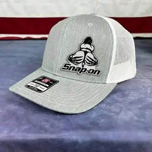 Snap-on Skeleton Snapback Hat – Richardson Trucker Cap, Adjustable Mesh Back, Unisex Streetwear