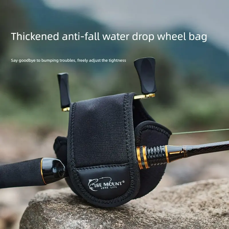 Neoprene Baitcasting Reel Cover - Heavy-Duty Shockproof Protective Sleeve with Adjustable Strap for Fishing Reels, Travel, Backpacking, Ensures Long-Lasting Use, Fly Fishing, Everyday Use, Accessories