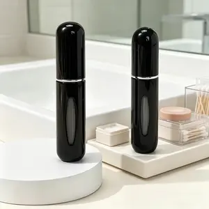 2PCS Refillable Perfume Atomizer, Leak-Proof Travel Spray Bottles, Portable Mini Cologne Sprayer for Purse, Airplane & Daily Use