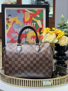 Pre-owned Louis Vuitton Leather Messenger Bags Preloved Speedy 25 Damier 10994