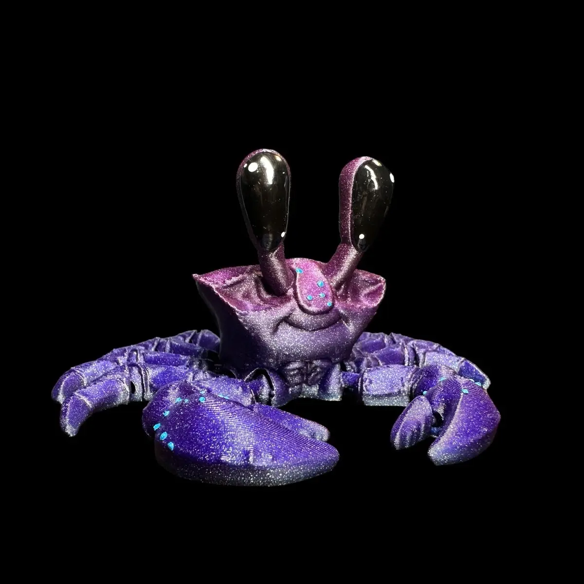 Galaxy Crab Articulating Sculpture 3D Print