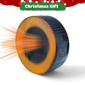 WarmGlow 700W Portable Wall Heater & 269.6°F Ambient Light for Home Office Bedroom Outdoor Living Room Multi-Scene Use ETL Certified Fast Heating