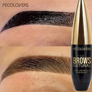 1 Count Peel-Off Eyebrow Gel, Coffee or Black 3D Permanent Eyebrow Tattoo Cream, Waterproof Long-Lasting Dye Eyebrow Gel, Eyebrow Tinting Gel