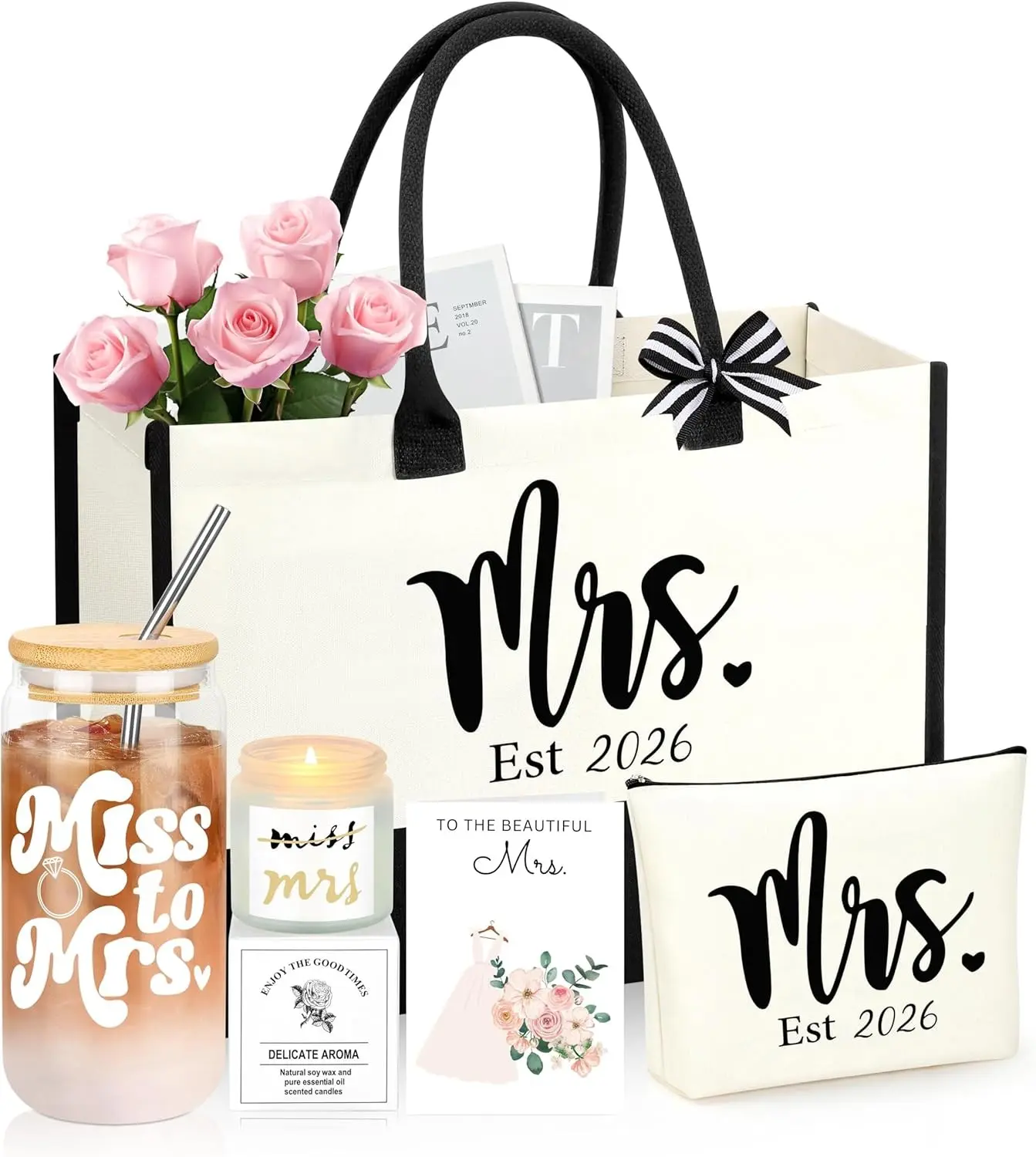 Bridal Shower Gifts for Bride To Be Gift 2026, Unique Bridal Shower Bachelorette Gifts for Bride, Future Mrs, Engagement, Wedding Bachelorette Party Gift Set of 5