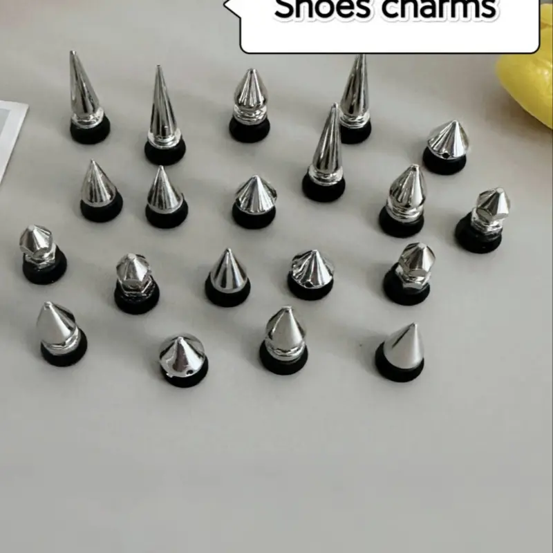 Punk Style Shoe Charms, 20pcs Punk Shoes Accessories for DIY Decoration, All Season Fashionable Footwear Decorations, Shoe Charms Set, Shoe Charms For Sneakers, Shoe Embellishment Set, Shoe Decor Accessory