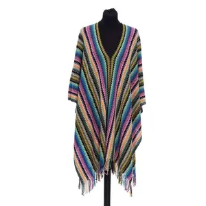 Missoni Multicolor Wool Poncho