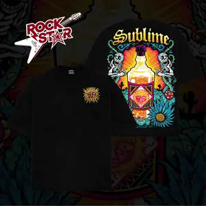 [ Rock Star ] Vintage Sullen x Sublime Backyard Party T-shirt , Sublime T-Shirt & Hoodie , Rock Band Shirt, Retro Music Tee, Rock Music Lover Shirt, Vintage Band Shirts Casual Fabric Fit Top , Top Men's and Women's Clothing