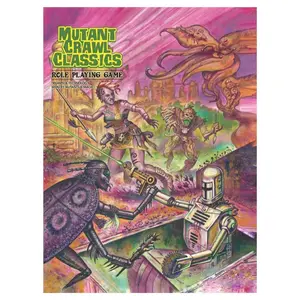 212 MAIN Goodman Games GMG6201 Mutant Crawl Classics Core Softcover Game Rulebook - Mutant Theme Tabletop Role-Playing Gaming Rulebook for Enthusiasts, Gaming Items