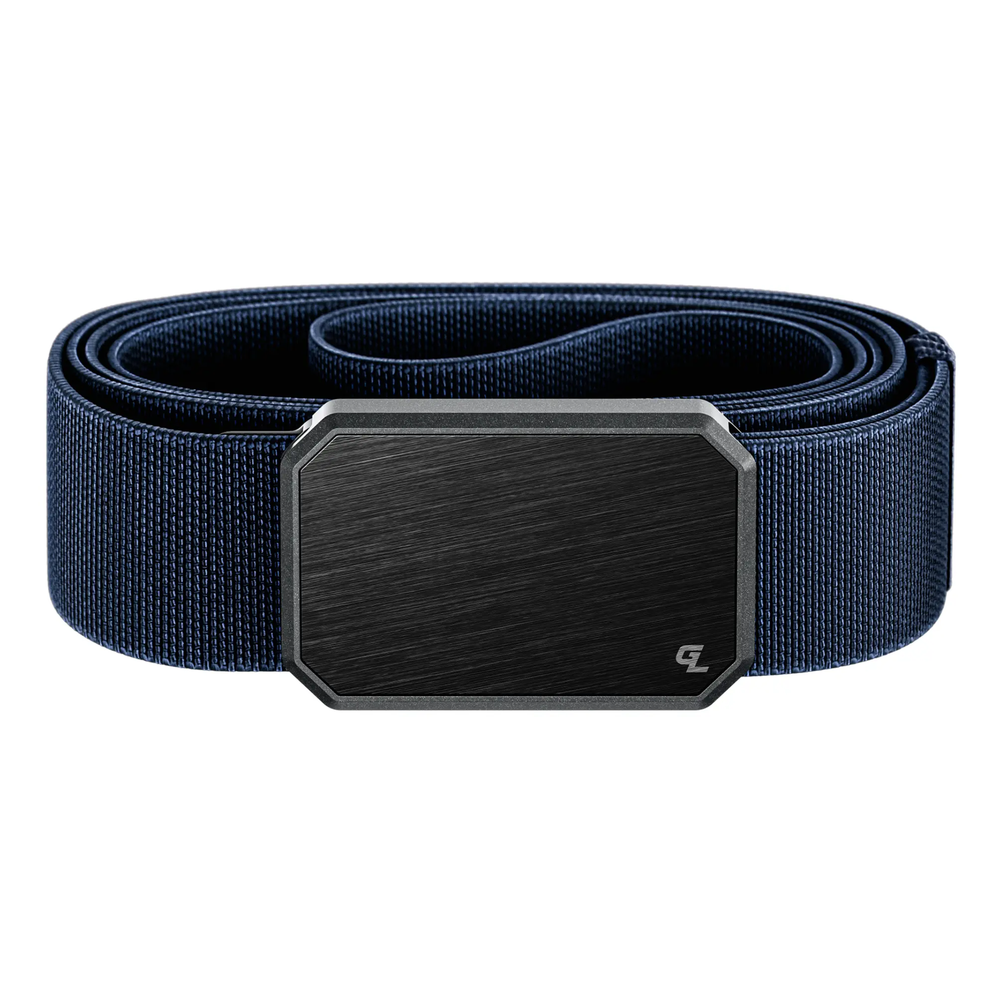 Groove Life Groove Belt, Men's Magnetic Stretch Belt, Adjustable Fit & Durable for Work, Everyday Carry & Casual Wear, Black / Abyss Navy