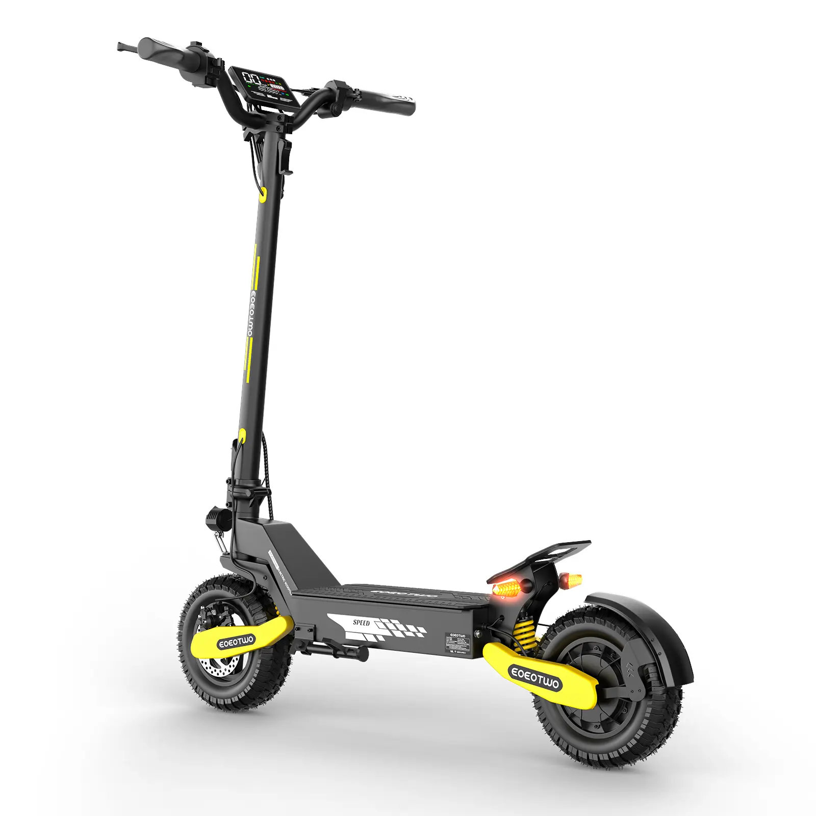 GT06 Adult Electric Offroad Commuter E-Scooter - 28 MPH Top Speed, 1200W Motor, 30 Mi Range, 11" Off-Road Bike Tire, 48V 13/23.4Ah Battery, UL2272 Certified