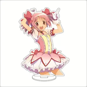 16CM Anime Puella Magi Madoka Magica Kaname Madoka Akemi Homura Miki Sayaka Tomoe Mami Cos Acrylic Figure Stand Ornaments Gifts