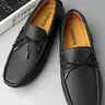Men's Casual Fashion Comfortable PU Leather Shoes, Business Style Solid Color Loafers, Classic Slip On, Fashionable Shoes for Daily Wear, PU Leather Footwear